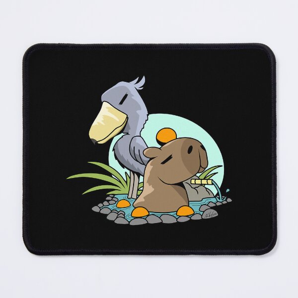 Item preview, Shoebill Stork and Capybara Onsen designed and sold by HulonSoppitt.