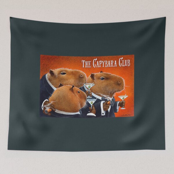 Item preview, Will Bullas  the capybara club designed and sold by HulonSoppitt.