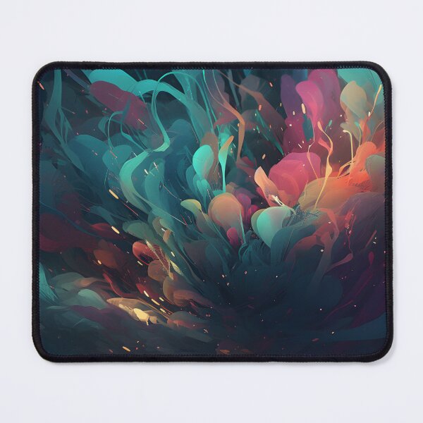 Item preview, Enigmatic Realms: Plunge into the enchanting depths of abstract surrealism designed and sold by Nicolas Burns.