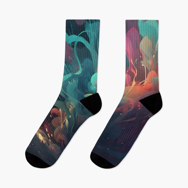 Item preview, Enigmatic Realms: Plunge into the enchanting depths of abstract surrealism designed and sold by Nicolas Burns.
