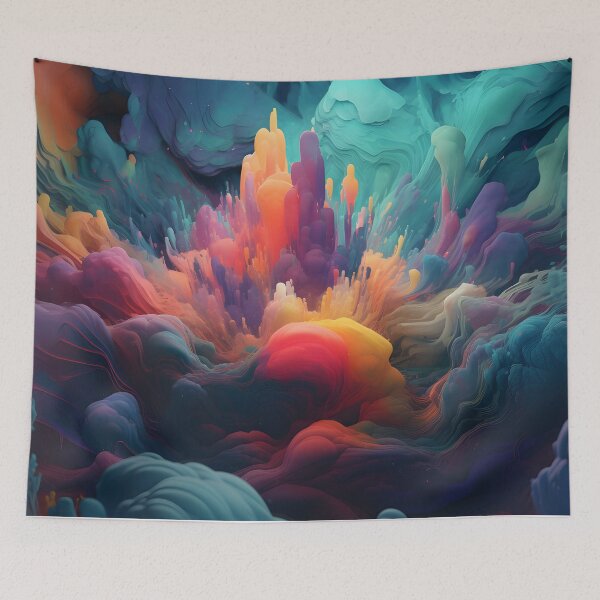 Item preview, Abstract dimensions awaken: A captivating journey through enchanting reverie designed and sold by Nicolas Burns.