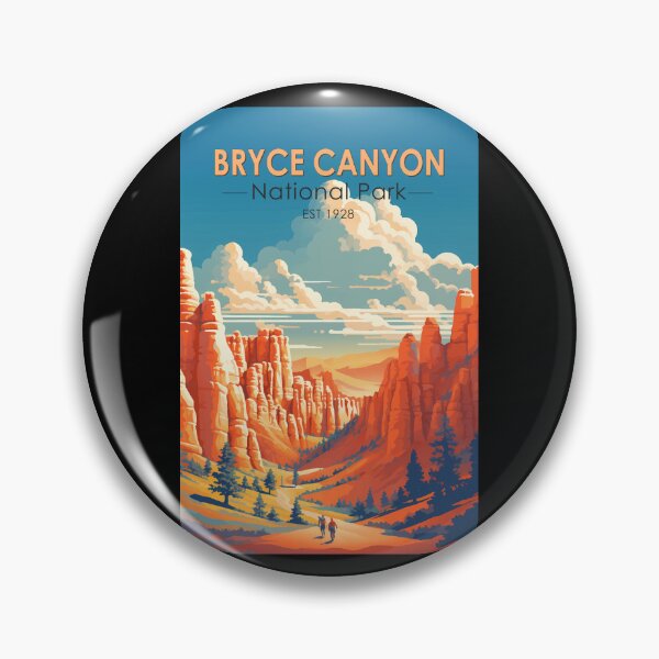 Item preview, Bryce Canyon National Park Travel Art Vintage designed and sold by KrisSidDesigns.