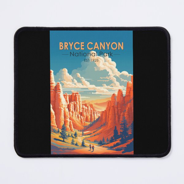 Item preview, Bryce Canyon National Park Travel Art Vintage designed and sold by KrisSidDesigns.