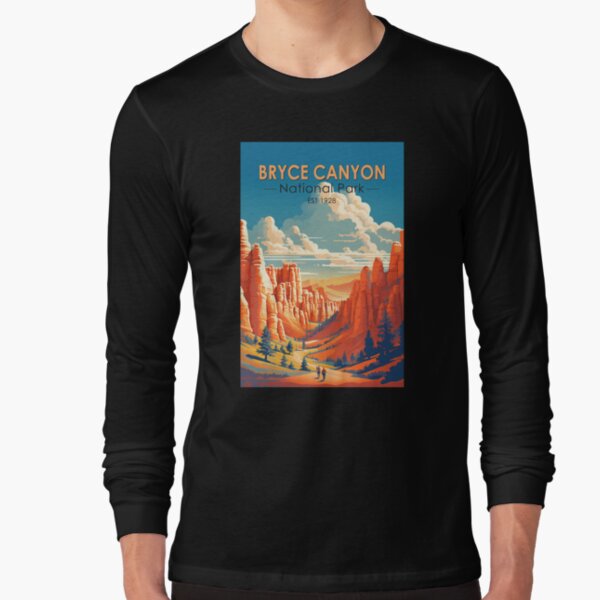 Bryce Canyon National Park Travel Art Vintage