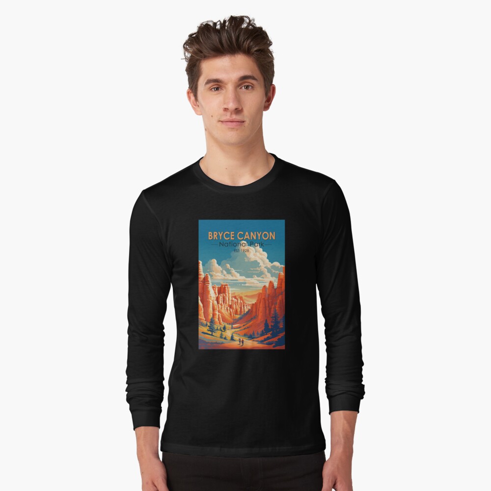 Bryce Canyon National Park Travel Art Vintage