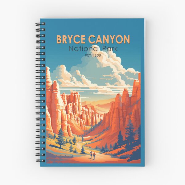 Item preview, Bryce Canyon National Park Travel Art Vintage designed and sold by KrisSidDesigns.