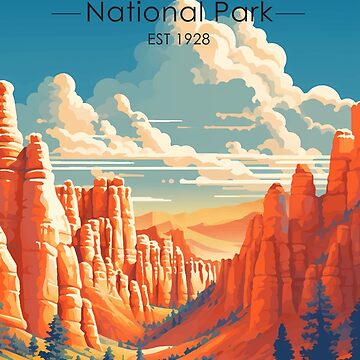 Utah the Unique - 1931 Bryce Canyon / Zion National Park Poster [reproduction selling on metal/Styrene]