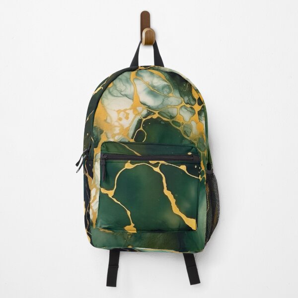 Item preview, Dark Green and Gold Alcohol Ink - Geode Pattern designed and sold by TPhanDesign.