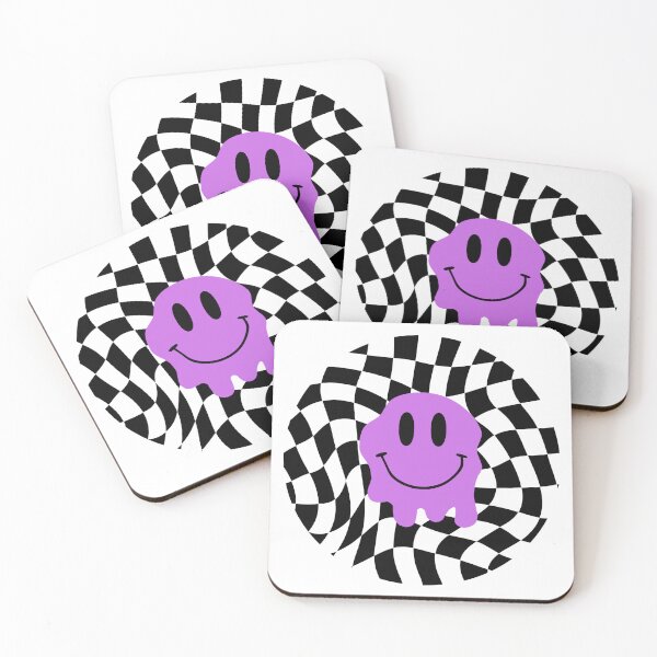Item preview, Light Purple Melting Smiley Face designed and sold by eliana01019.