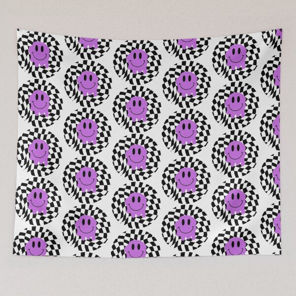 Item preview, Light Purple Melting Smiley Face designed and sold by eliana01019.