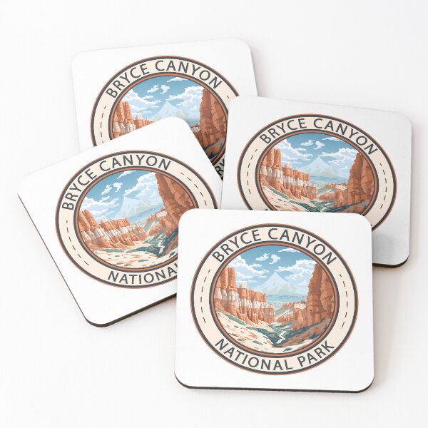 Item preview, Bryce Canyon National Park Trail Illustration Travel Art designed and sold by KrisSidDesigns.