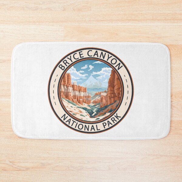 Item preview, Bryce Canyon National Park Trail Illustration Travel Art designed and sold by KrisSidDesigns.