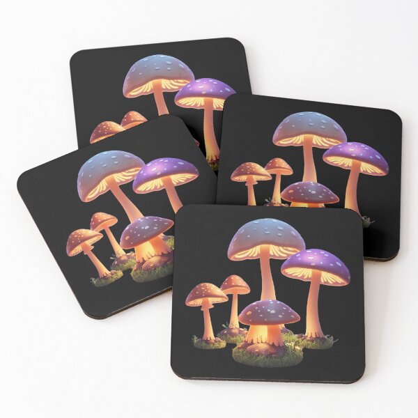 Item preview, Bioluminescent mushrooms | Glow in the dark | Glowing fungi night light | 3D mushrooms designed and sold by IndigoTides.