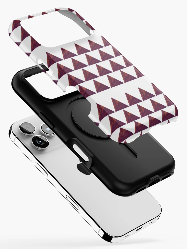 Thumbnail 2 of 4, iPhone Case, Pyramid Pattern designed and sold by YourPattern.