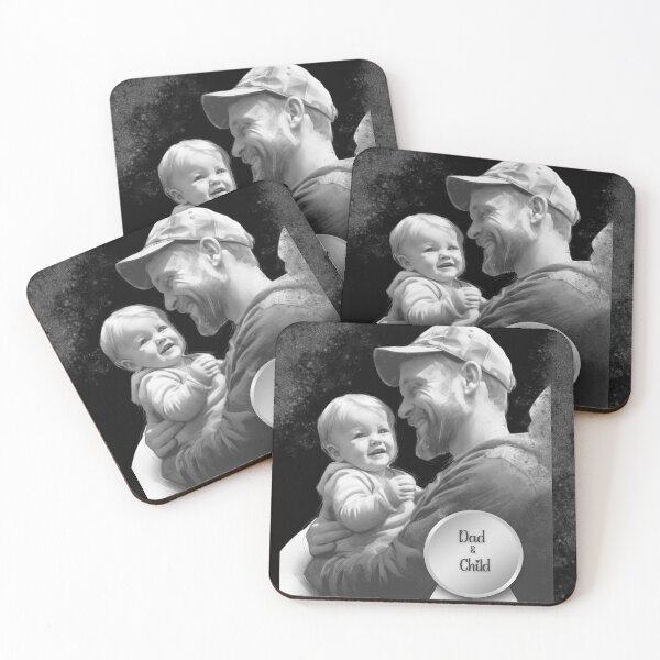 Item preview, Dad & Child Love Gift For Father And Child For Father's Day designed and sold by MegaColor.