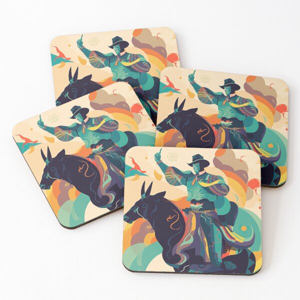 Item preview, Mystic Matadors: Abstract Surrealistic Paintings for Home Decor designed and sold by Rick Navarro.