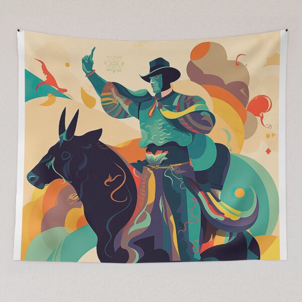Item preview, Mystic Matadors: Abstract Surrealistic Paintings for Home Decor designed and sold by Rick Navarro.
