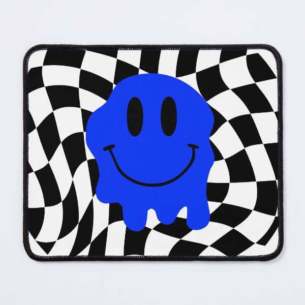 Item preview, Dark Blue Melting Smiley Face designed and sold by eliana01019.