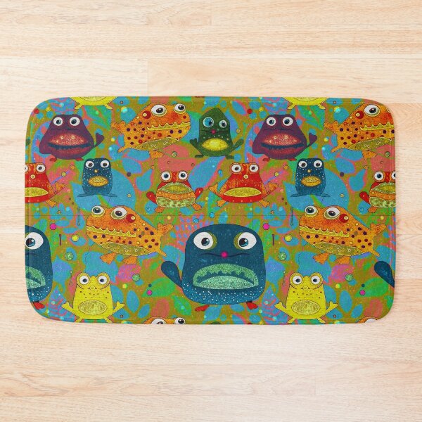 Item preview, Cute, Colorful Frogs designed and sold by Monochrome-Dog.