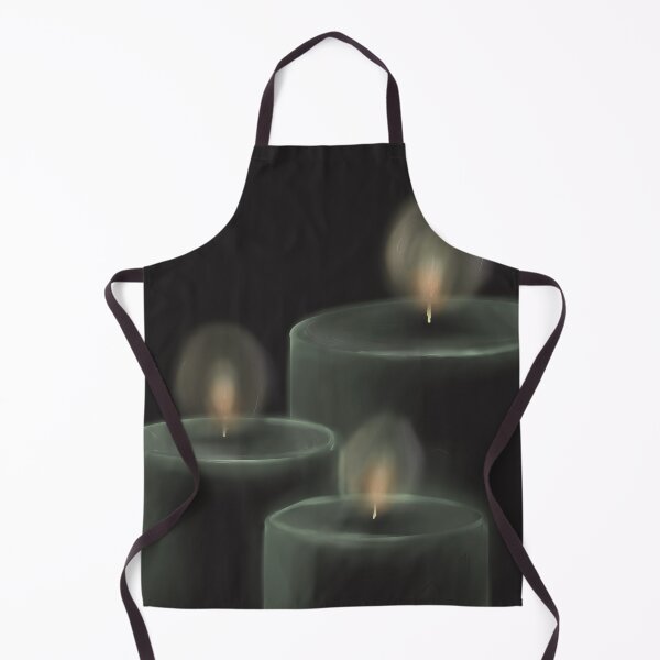 Item preview, Green candles designed and sold by AziJ-Designs.