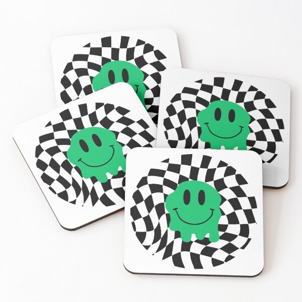 Item preview, Dark Green Melting Smiley Face designed and sold by eliana01019.