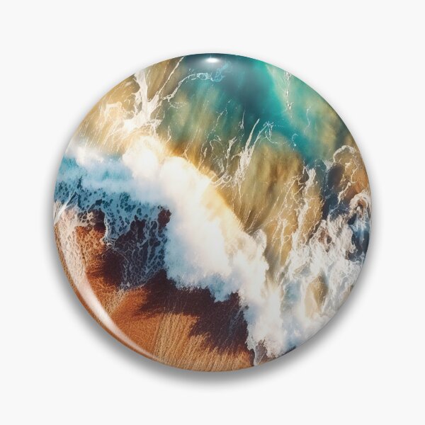 Artikelvorschau, Ocean Waves Crashing On The Shore entworfen und verkauft von AdrianGrosu.