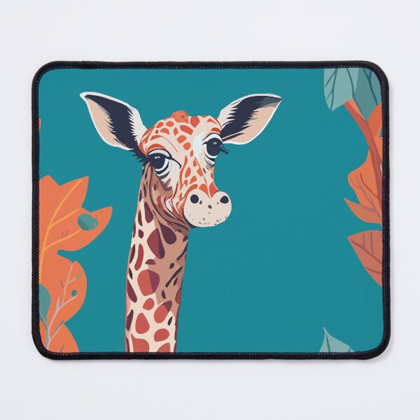 Item preview, African Safari Giraffe Savanna Wildlife Illustration designed and sold by Zazizu.