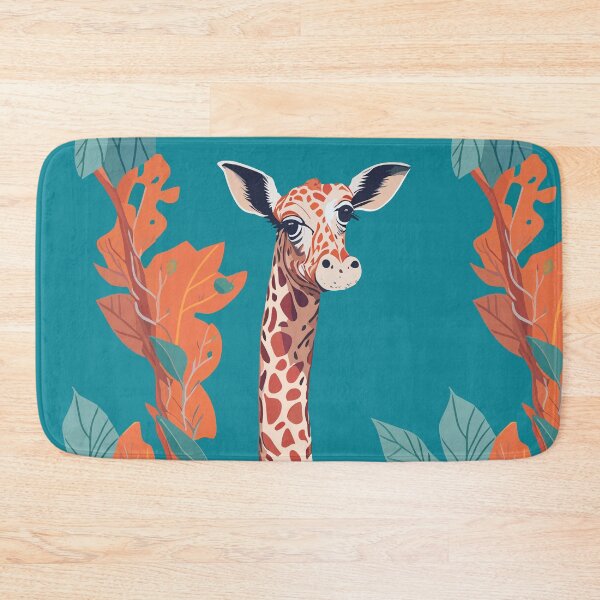 Item preview, African Safari Giraffe Savanna Wildlife Illustration designed and sold by Zazizu.
