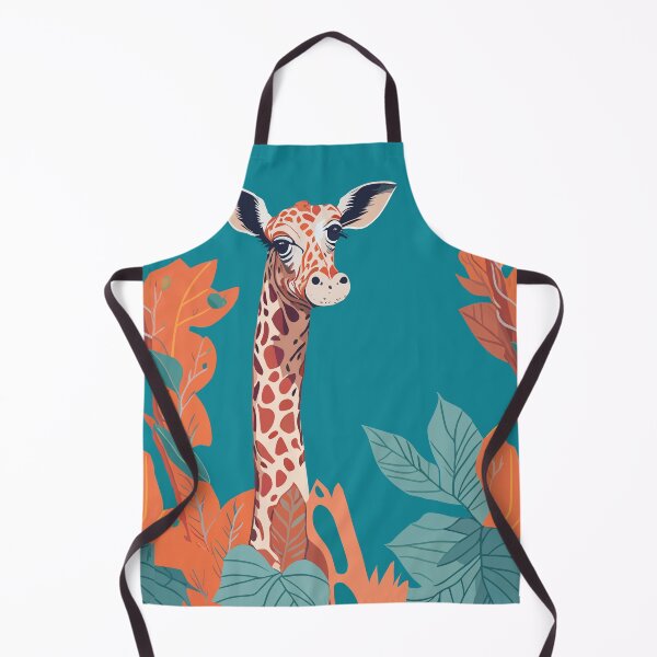 Item preview, African Safari Giraffe Savanna Wildlife Illustration designed and sold by Zazizu.