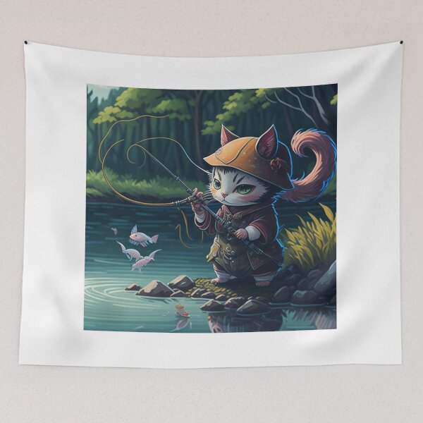 Item preview,  cute baby Japanese style cat  designed and sold by You Are Enough Art.