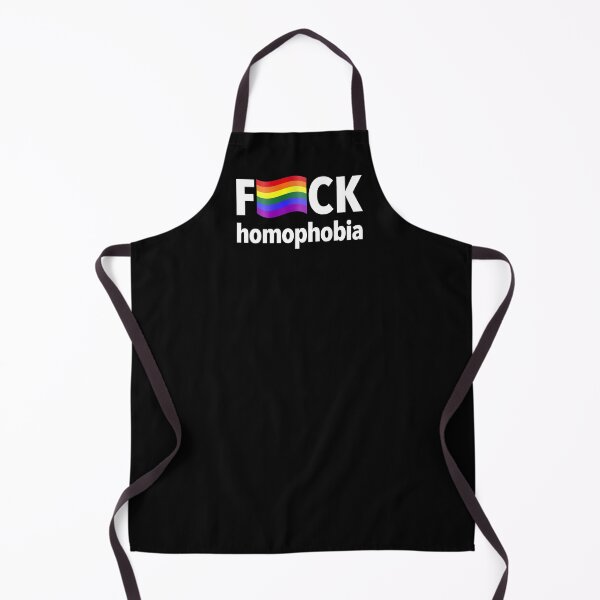 Item preview, FCK homophobia (lowercase) wavy rainbow flag designed and sold by Thelittlelord.