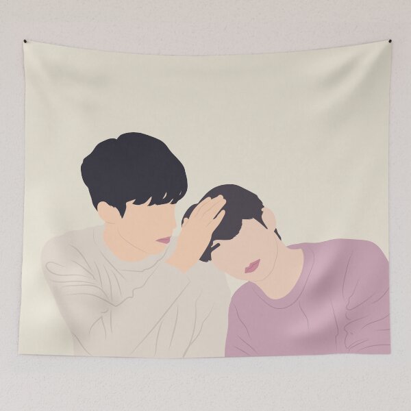 Item preview, Ji Woo patting Seo Joon's head | to my star designed and sold by Pinu92.