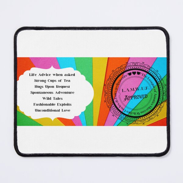 Item preview, L.A.M.W.U.F. Seal of Approval (Dark Font) designed and sold by jocelynnesimone.