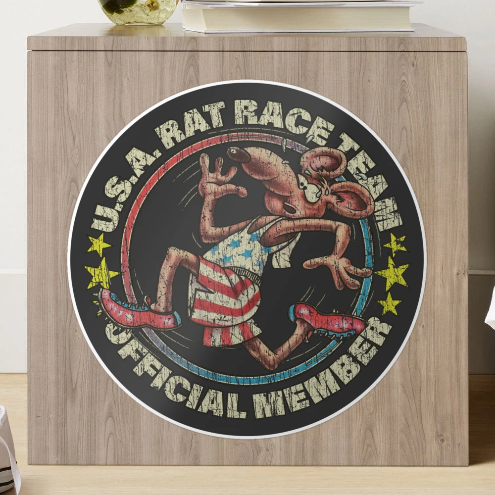 FUDEMAE Red Rose 筆前 ポスターRAT RACE ラットレース U.S.A. Rat Race Team 1984