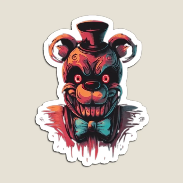 Mini FNAF Stickers, CUTE, Die Cut, Five Nights of Horror 