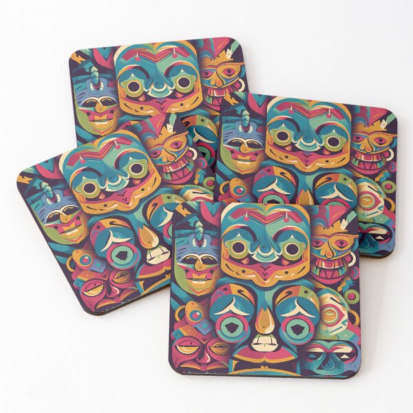 Item preview, Tribal Fusion: Vector Mask Designs for Home Decor designed and sold by Rick Navarro.