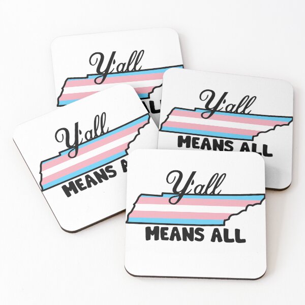 Item preview, Tennessee Pride- "Y'all Means All"- Transgender Flag designed and sold by CUKat23.