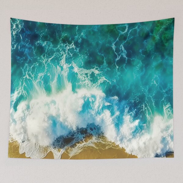 Artikelvorschau, Ocean Waves Crashing On The Shore entworfen und verkauft von AdrianGrosu.