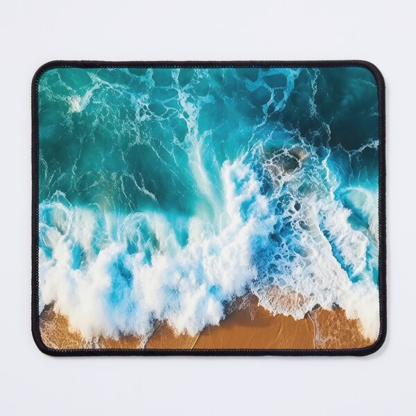 Artikelvorschau, Ocean Waves Crashing On The Shore entworfen und verkauft von AdrianGrosu.