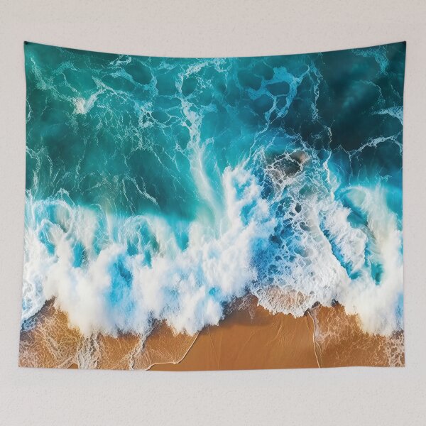 Artikelvorschau, Ocean Waves Crashing On The Shore entworfen und verkauft von AdrianGrosu.