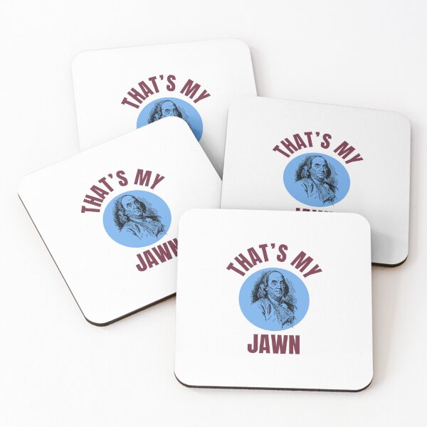 Item preview, Thats My Jawn Ben Franklin Powder Blue Maroon designed and sold by AlpacaSmokes.