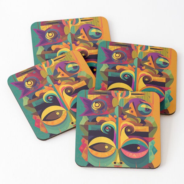 Item preview, Tribal Fusion: Vector Mask Designs for Home Decor designed and sold by Rick Navarro.
