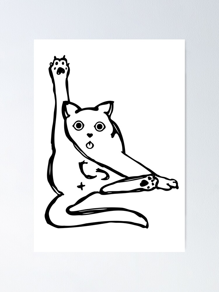 Long Cat Meme Art Print for Sale by lolhammer