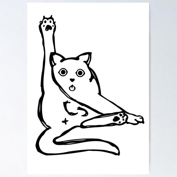 Item preview, Copy of Funny Snooping cat meme designed and sold by StudioRenate.
