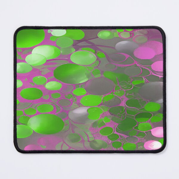Item preview, Pink and Green Circular Bubbles Floating designed and sold by deniselynnimage.