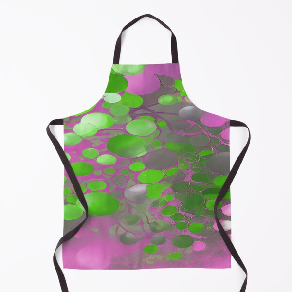 Item preview, Pink and Green Circular Bubbles Floating designed and sold by deniselynnimage.