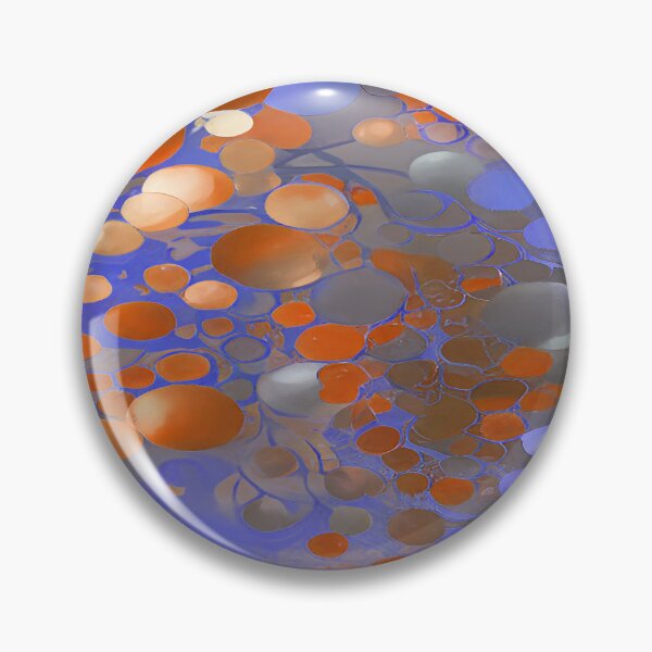 Artikelvorschau, Orange and Lavender Circular Bubbles Floating entworfen und verkauft von deniselynnimage.