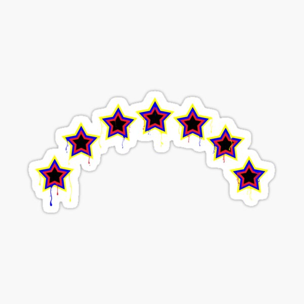 Vista previa del artículo con la obra «Estrellas venezolanas - Luto», diseñado y vendido por Mita Hego.