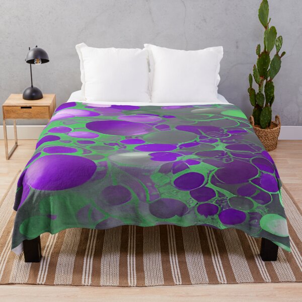 Item preview, Purple and Green Circular Bubbles Floating designed and sold by deniselynnimage.