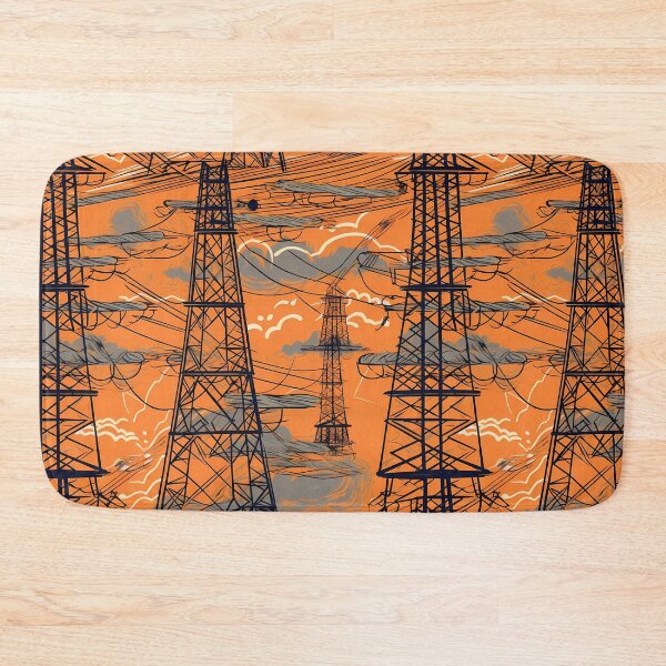 Item preview, Orange Sky Pylons designed and sold by pinkal.